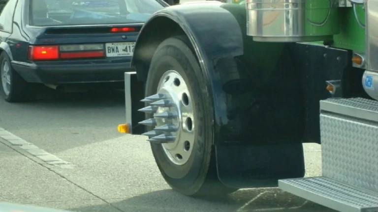 Why Do Trucks Have Spikes on Their Wheels?