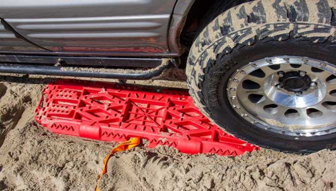 traction boards in mud