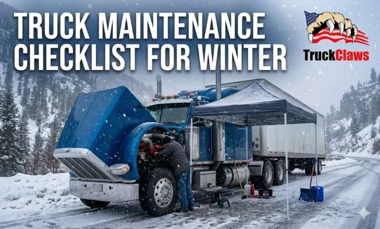 Truck maintenance checklist for winter Truck maintenance checklist for winter