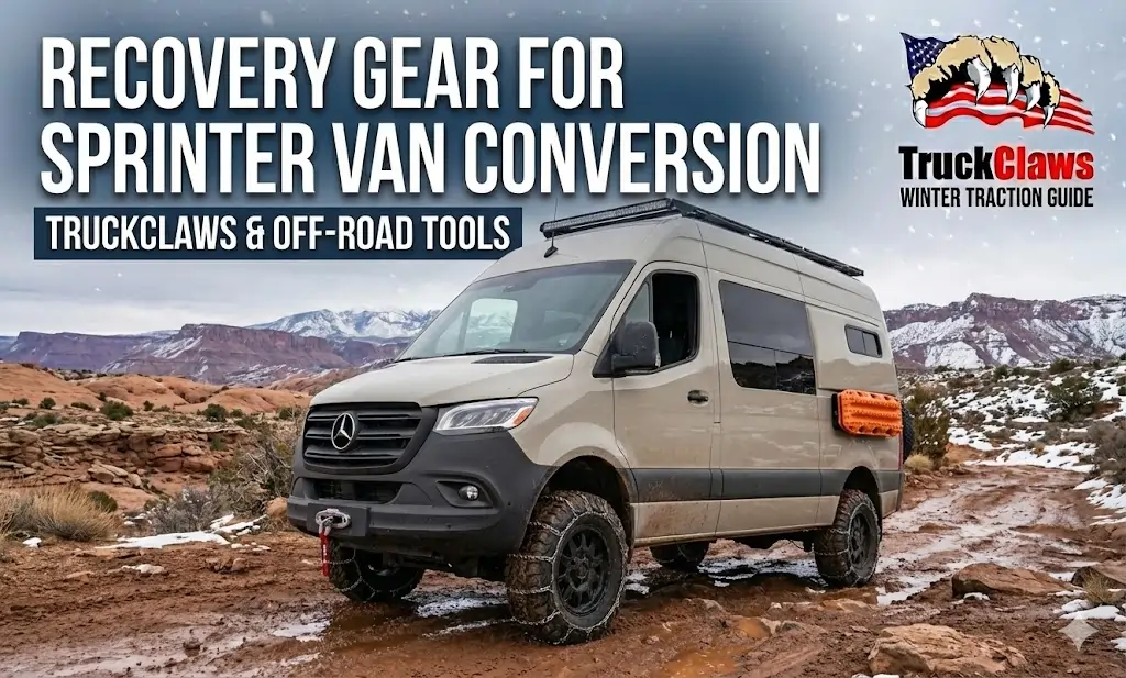 Recovery Gear for Sprinter Van Conversion TruckClaws & Off Road Tools