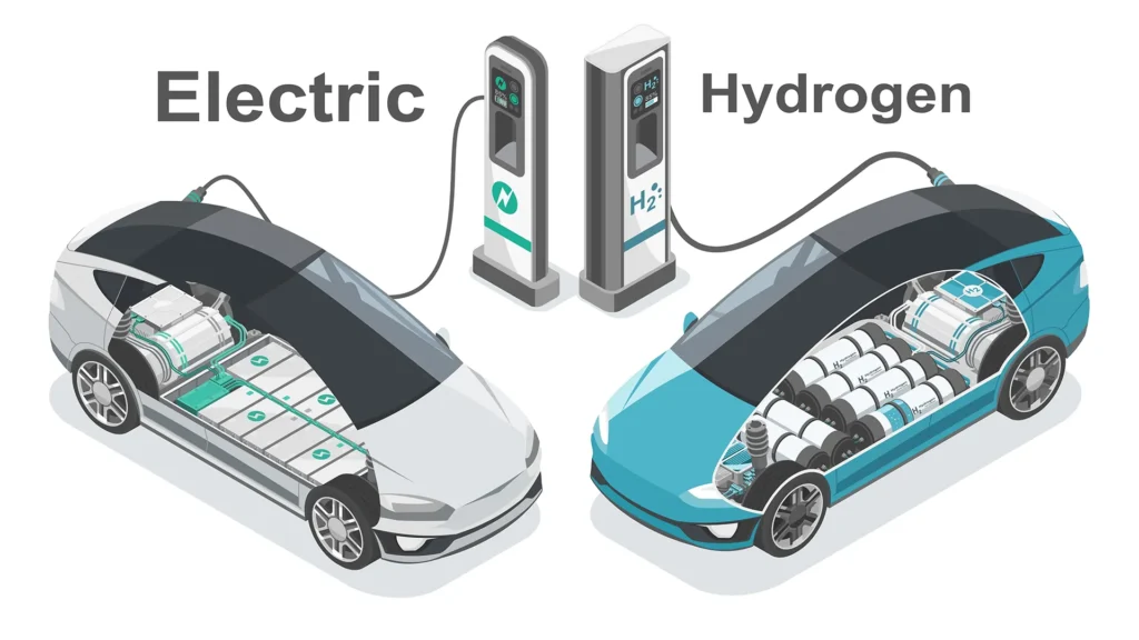 Vehicle and Fuel Transition Embracing Electric and Hydrogen Vehicles