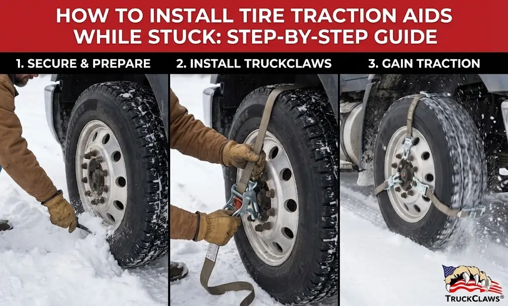 How to Install Tire Traction Aids While Stuck Step by Step Guide
