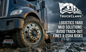 Logistics Yard Mud Solutions Avoid Track Out Fines & OSHA Risks