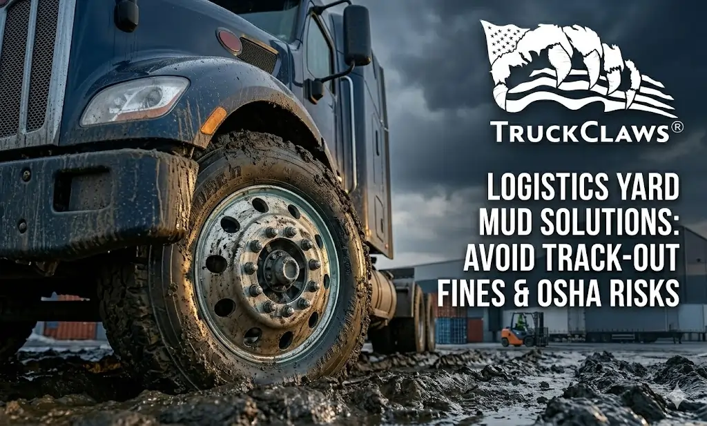 Logistics Yard Mud Solutions Avoid Track Out Fines & OSHA Risks