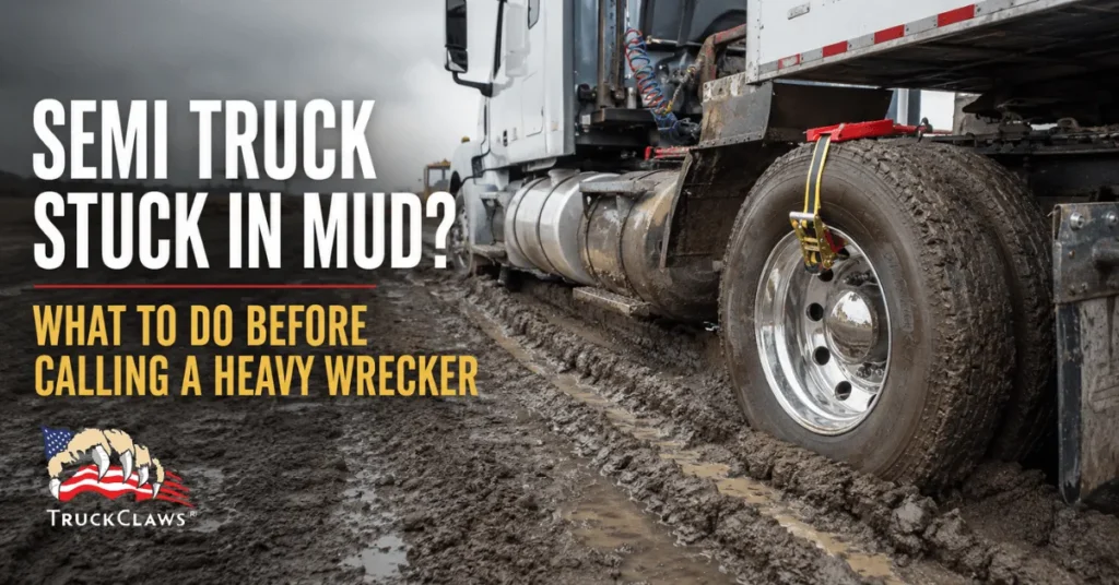 Semi Truck Stuck in Mud?