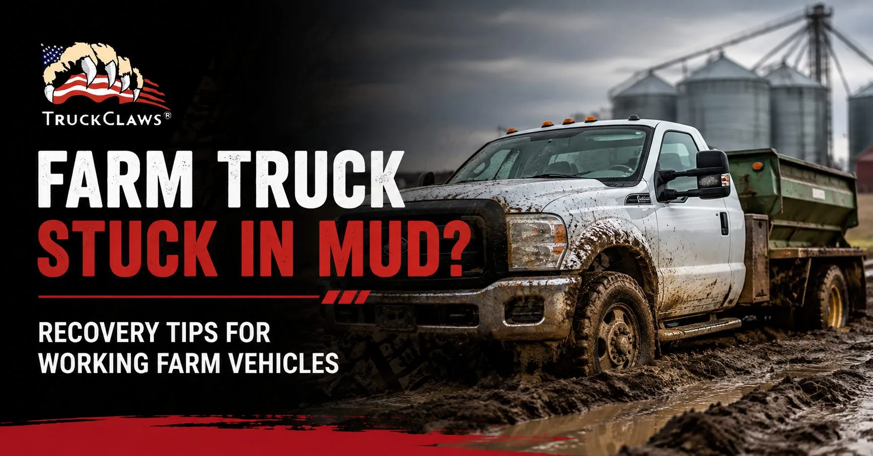 Farm Truck Stuck in Mud